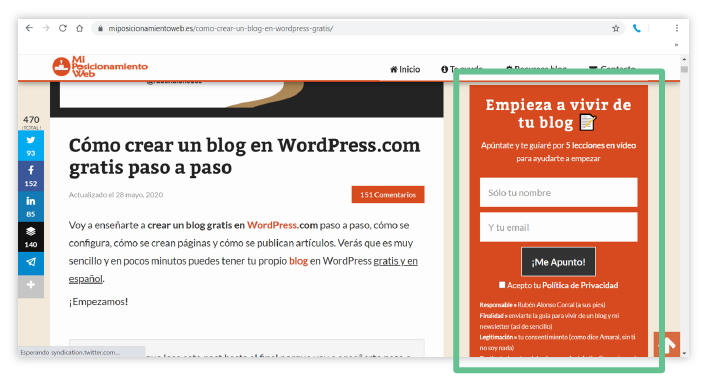 ejemplo sidebar
