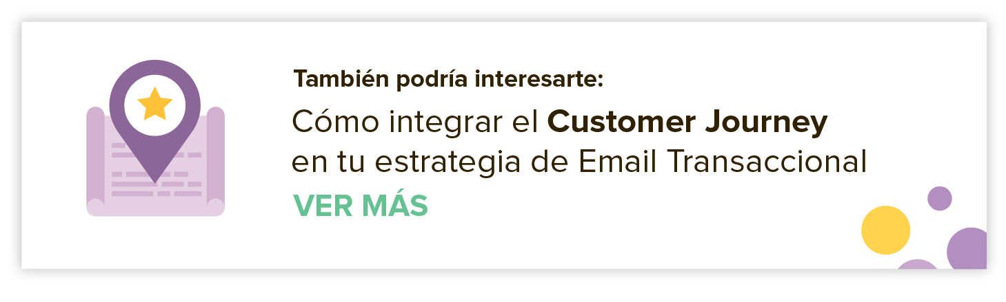 Customer Journey e Email Transaccional