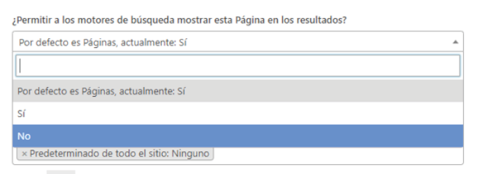 Desindexar